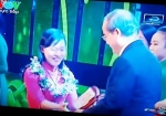 Đồng chí Nguyễn Thị Tỉnh, TUV, Chủ tịch Hội LHPN tỉnh tại Lễ trao giải