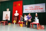 Tiểu phẩm tuyên truyền chống rác thải nhựa của Hội Phụ nữ xã Ninh Giang.