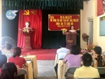 Hội LHPN huyện Hoa Lư ra mắt mô hình “Chi hội thu hút 100% phụ nữ tham gia tổ chức Hội”.