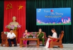 Khách mời giao lưu "Trạm yêu thương" tại xã Yên Quang