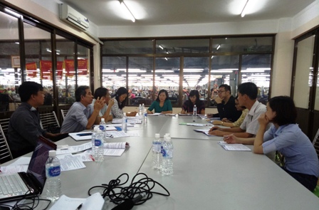 Lãnh đạo Hội LHPN tỉnh làm việc với công ty TNHH May Nien Hsing NInh Bình