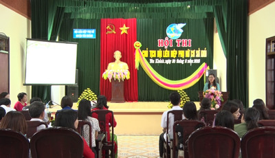 Hội thi Chủ tịch Hội Phụ nữ cơ sở giỏi huyện Yên Khánh năm 2018